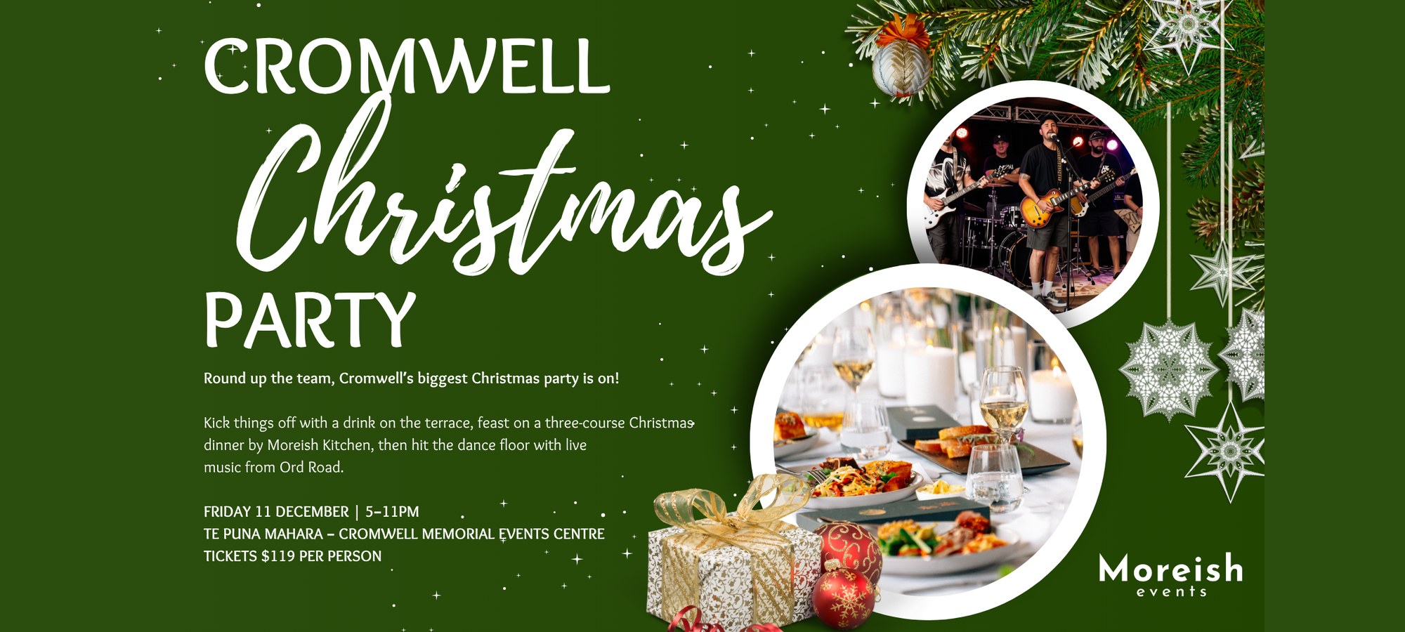 cromwell christmas party tile