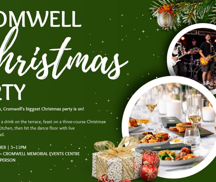 cromwell christmas party tile